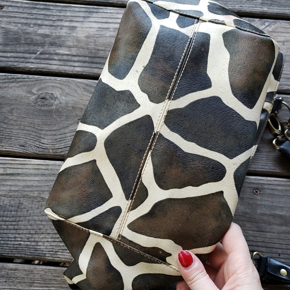 Animal print totes brown white - Picture 7 of 13